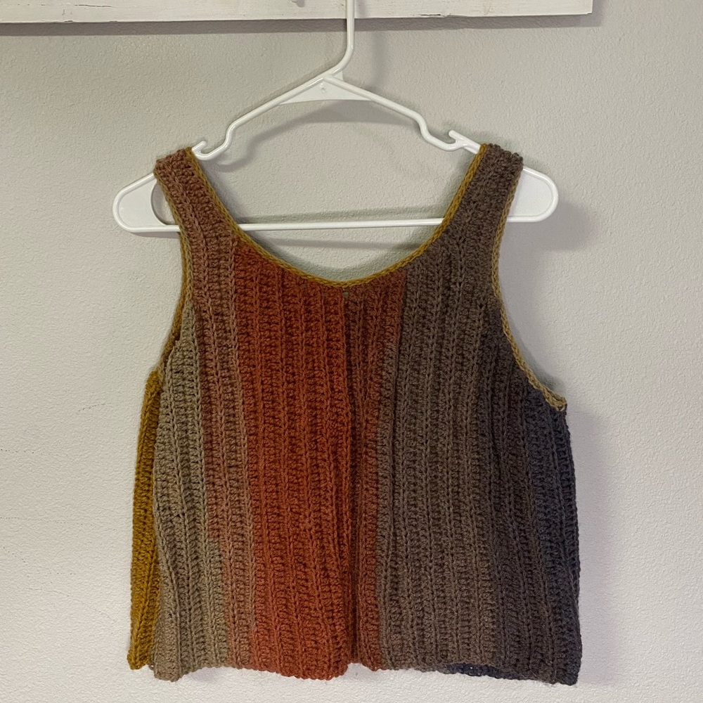 Handmade Crochet Reversible Baby Tank